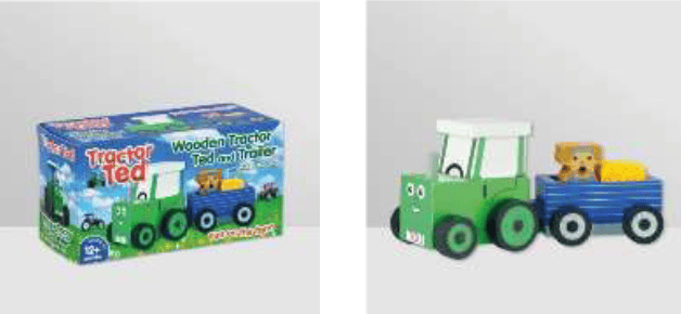 The batch number of the affected product is JM1561, the type/number of model is TEDTRAIL, and the barcode is 50 60541 944718. 