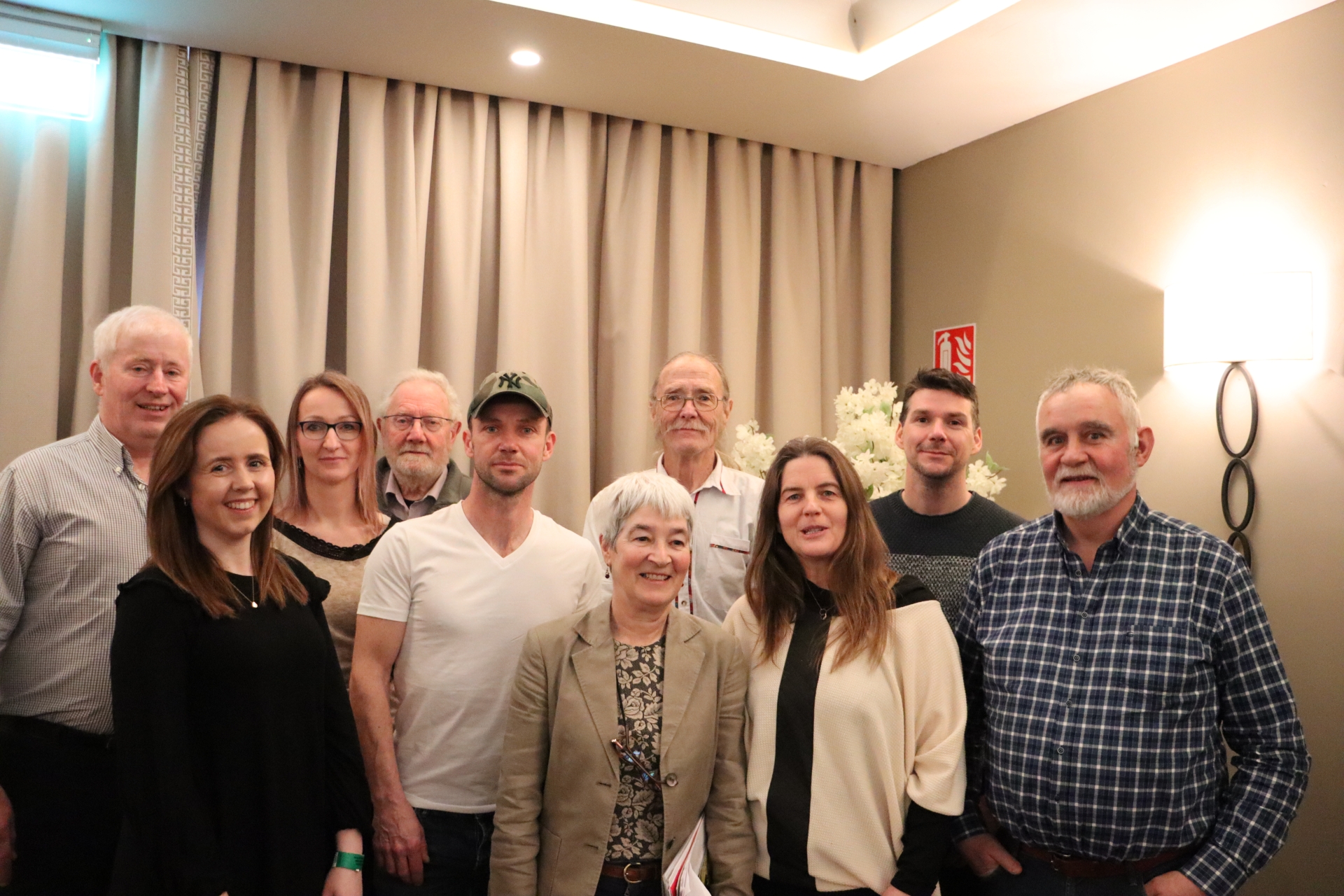 Members of the Carlow and South Kildare Beekeeping Association at the Native Irish Honey Bee Society annual conference