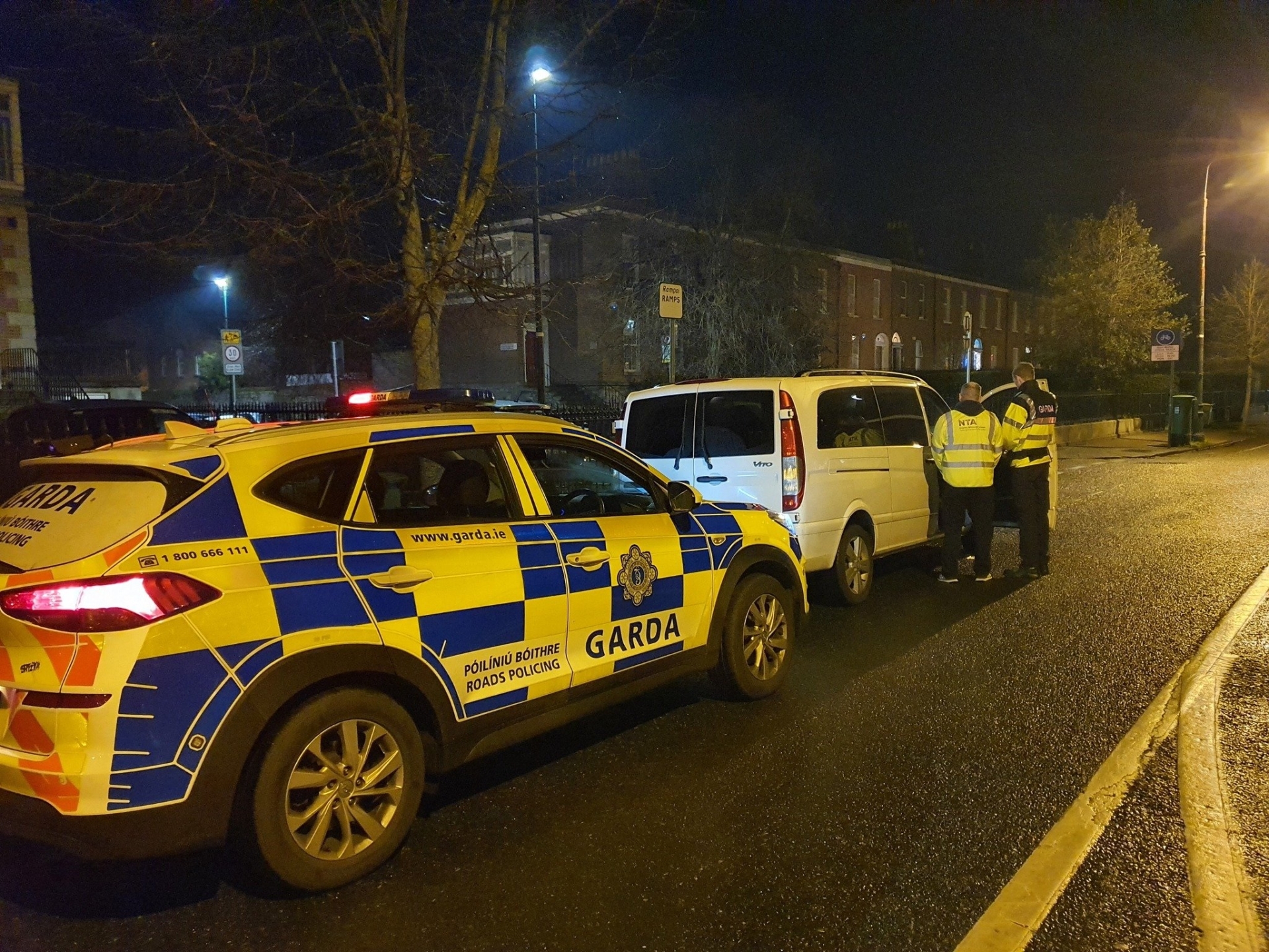 A number of checkpoints were set up in Dublin | PICTURE: X/@gardatraffic