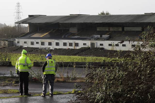 Uefa officials visited the derelict site last week.