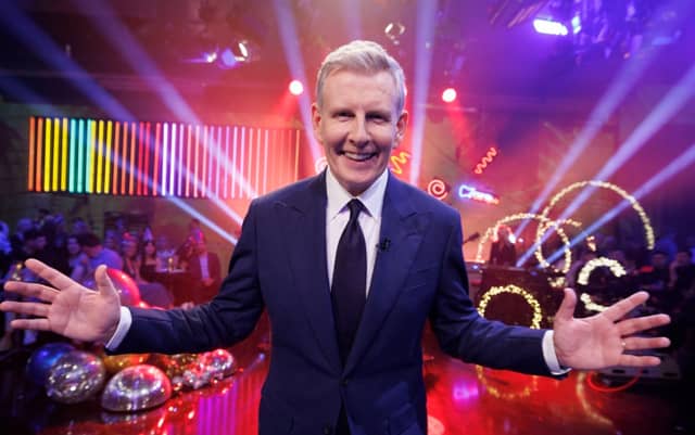 Host Patrick Kielty pictured at The Late Late New Year's Eve Show. Picture: Andres Poveda