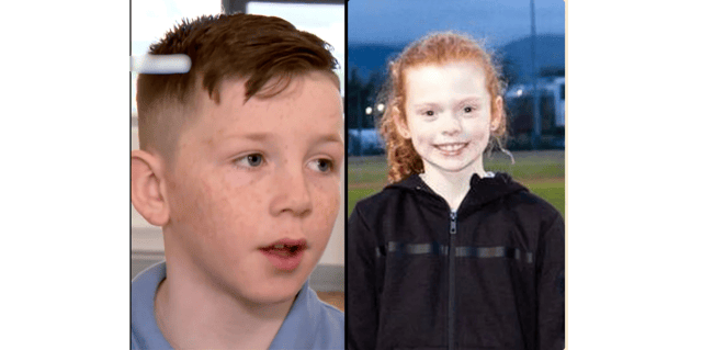 Charlie Sweeney and Saoirse Higgins