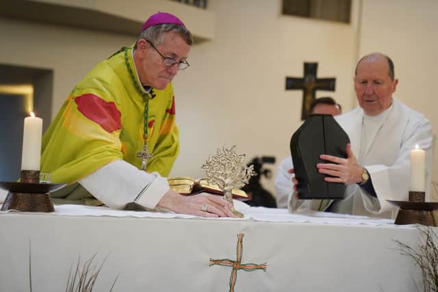 “It’s a homecoming of St Brigid’s relics after 1,000 years or more – she’s finally coming home to rest in her native town in Kildare,” he told PA.