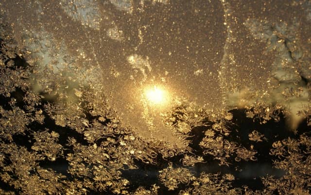 Cold and frosty at night with areas of dense fog in places