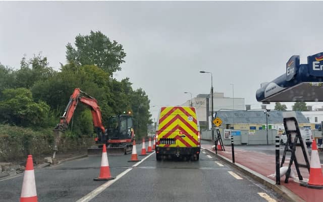 Roadworks on Kilkenny Road Carlow