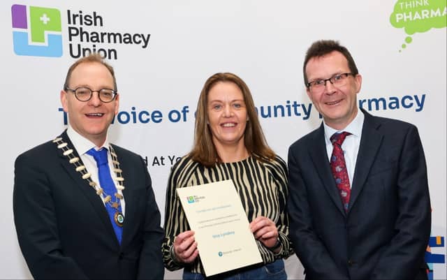Carlow pharmacy technician Una Lynskey becomes graduate of The Irish Pharmacy Union
