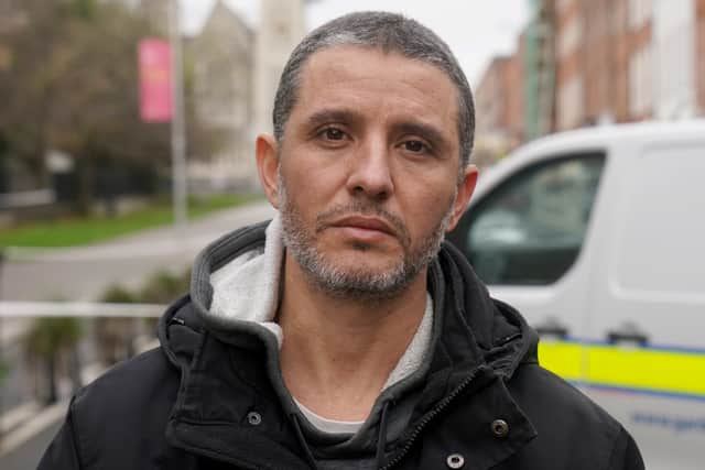 A small protest centred on immigration issues took place peacefully on Saturday afternoon.