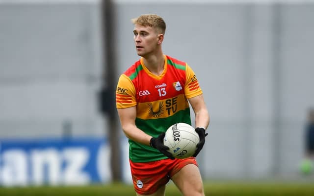 Carlow's Ross Dunphy. PIC: Sportsfile