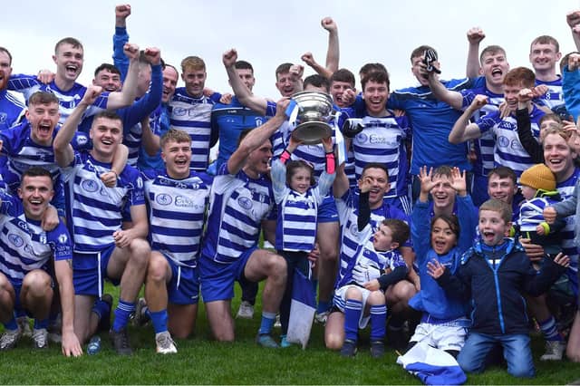 Naas won the Kildare senior football title in 2022. Offaly company Future Ticketing operates the ticketing for all Kildare club matches (Picture, Sportsfile)