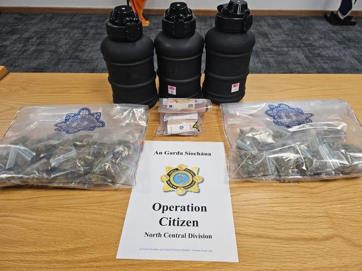 Motorist arrested following discovery of drugs hidden in water bottles