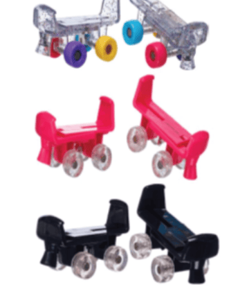 The Black, Fuchsia and Rainbow skates (batch numbers 01/22, 04/22, 08/22, 10/22 and 11/22) reportedly have a sharp/ rough edge at the bottom bolt of the skates which may cause injuries to the user such as cuts. 