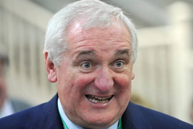 Former Taoiseach Bertie Ahern.