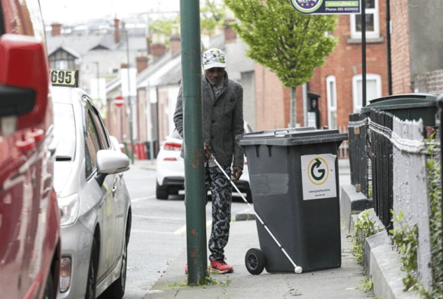 Wheelie bins are one of the obstacles that have been causing injuries / PICTURE: NCBI