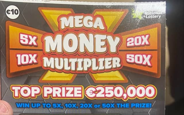 'A new roof for the house and a new shiny car' on the cards for scratch card winner