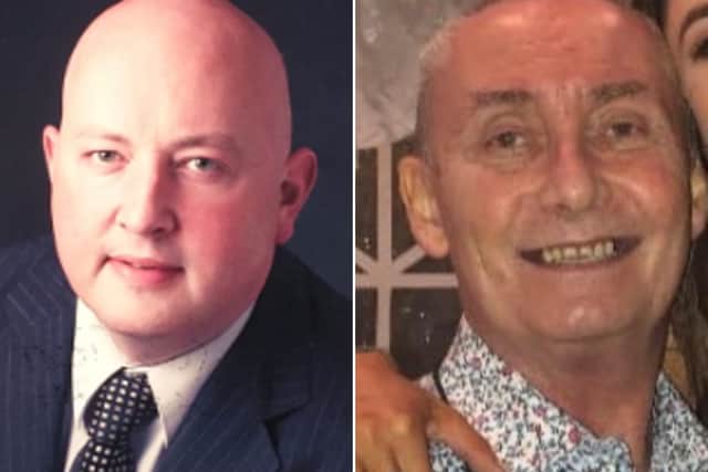 Mr Moffitt was a prominent businessman and a Fine Gael activist while Mr Snee was a retired care assistant.