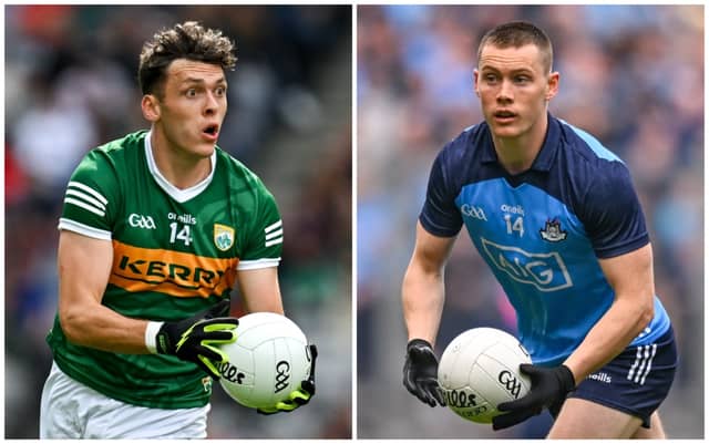 Kerry's David Clifford and Dublin's Con O'Callaghan. PIC: Sportsfile