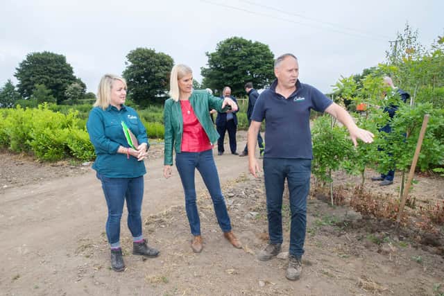 During her visit on Monday, Minister Hackett toured the nursery and met with the staff to discuss the importance of native trees and hedging for the Acres Scheme. She also highlighted the role that the newly launched Acres Scheme plays in promoting sustainable land use practices and supporting rural communities.