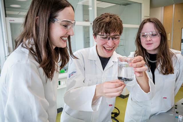 It produces zero waste by retaining nearly all the magnetic liquid while removing microplastics, which can be outsourced for future recycling possibilities. 
