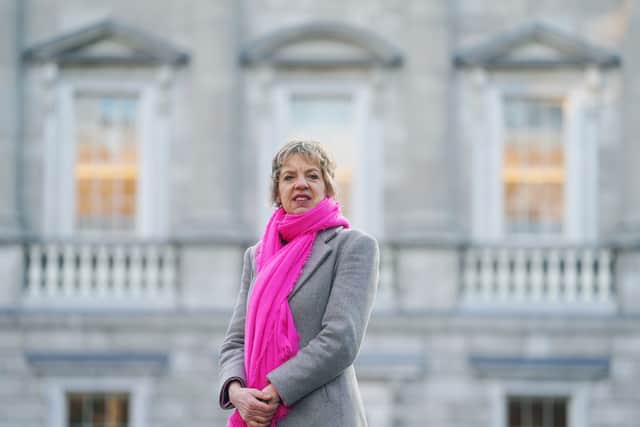 “I think that was a really important, if I may say, a really timely and unexpected, but very welcome intervention by Minister Rabbitte, supported by Minister (for Children Roderic) O’Gorman.”