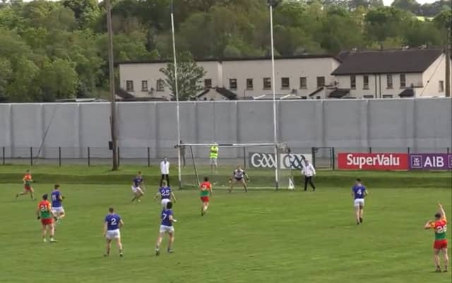 FOOTAGE FROM: Carlow GAA Twitter