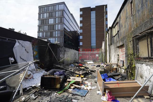 “We’re accommodating people in hotels and former barracks, in refurbished offices. And it’s through this work that over the next week we’ll be in the position to make a significant amount of offers of accommodation to people who up to this point have been unaccommodated and that will provide them with accommodation, with relevant services and with safety.”