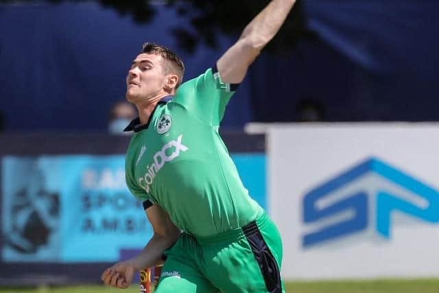 Graham Hume excelled with figures of two for 32 from his 10 overs and Mark Adair also claimed two.