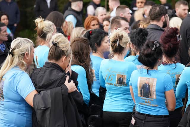 “There are occasions in life when no words seem fitting, when we enter total sadness and desolation, when we are almost numbed speechless,” he said.