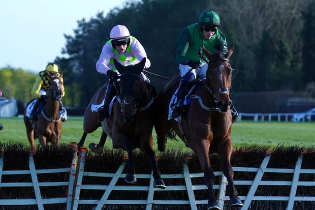 The race has been moved to first on the card in an attempt to run it in the best possible conditions. The ground is already heavy and the maiden hurdle has been divided with maximum fields in each division.