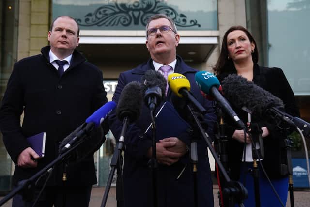 Mr Varadkar said that a deal over the protocol did not guarantee that Stormont would return.