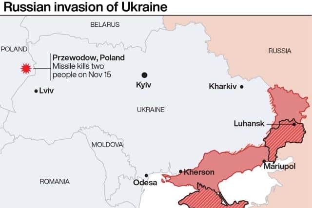 Air raid alarms sounded across the country, warning of a new barrage of the Russian strikes that have occurred intermittently since mid-October.