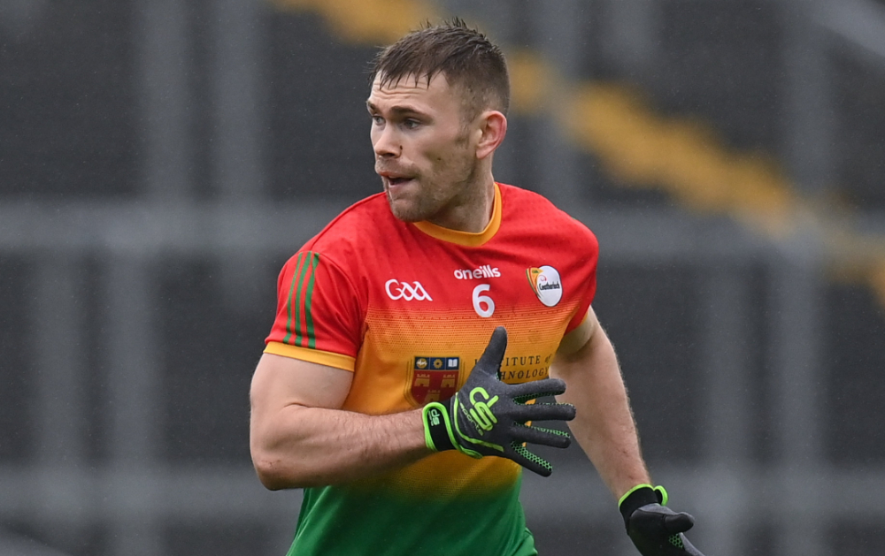 Mark Furey of Carlow. PIC: Sportsfile