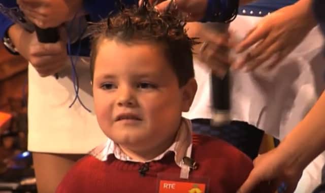 A child will get severe stage fright...