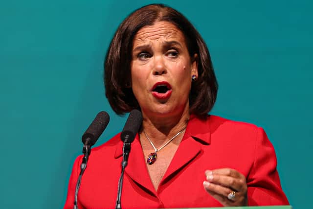 “We will not consider coalition with Sinn Fein. Oil and water doesn’t mix. It’s not just about the past, although those issues are important. It’s more about the future,” he said.
