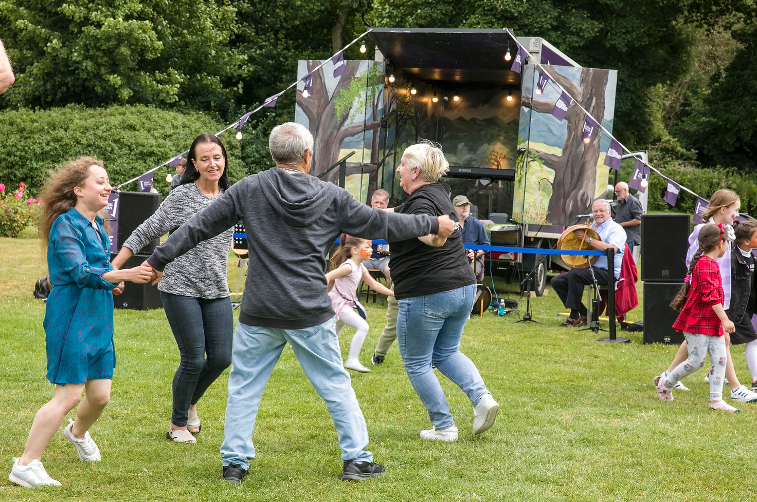 Carlow, Ireland and the world united in music by a travelling stage on the back of a van