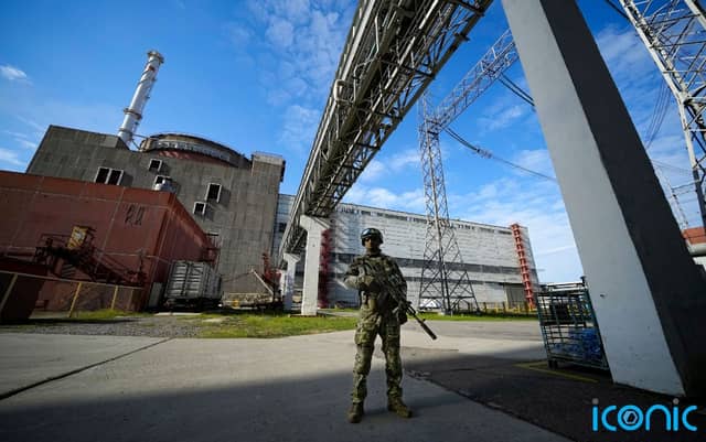 Shelling continued around Europe’s largest nuclear plant on Tuesday, a day after it was again knocked off Ukraine’s electrical grid