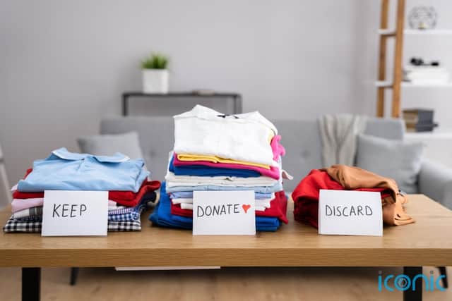 1. Declutter your wardrobe