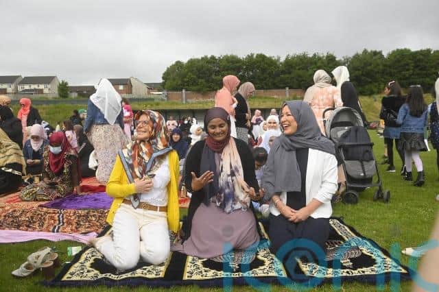 Later, as she addressed the large crowd, the MLA hailed the Islamic community for the “generous and compassionate” contribution they have made to life in Northern Ireland for decades.