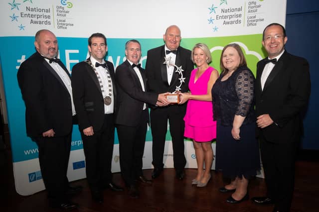 Feedalpha, a social media content platform business based in Enterprise House on O’Brien Road, took home the South East Regional award