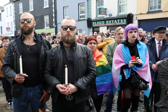 Scenes at the vigil in Sligo town on Friday were replicated all over Ireland, with more than 30 events organised in towns and cities on both sides of the border.