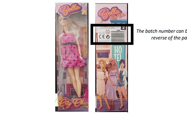 Eighteen thousand five hundred affected dolls were sold to Dealz consumers at a price of €2.50 each. 