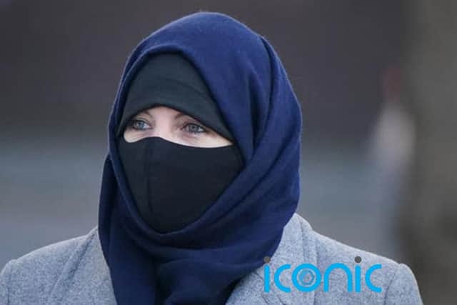 Ms Smith appeared in court on Monday wearing a grey jacket and black face covering.