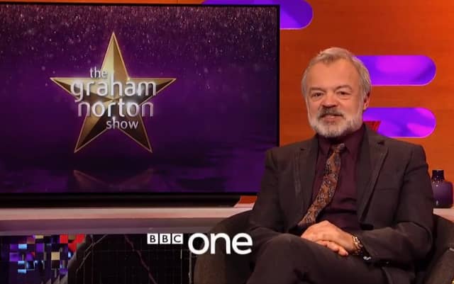 Guests revealed for this week's Graham Norton Show on BBC One
