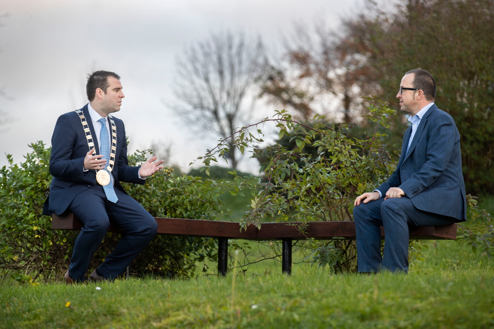 Seamus Doran & Fintan Phelan , Cathaoirleach