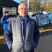 UK plan to 'draw a line under the Troubles' by ending prosecutions condemned at protest