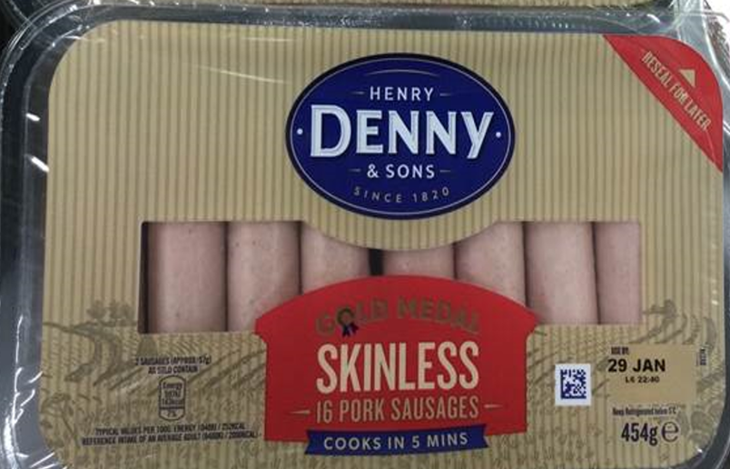 The 454g packs with the January 29 use-by date are the affected batch and can be returned to the point of contact.