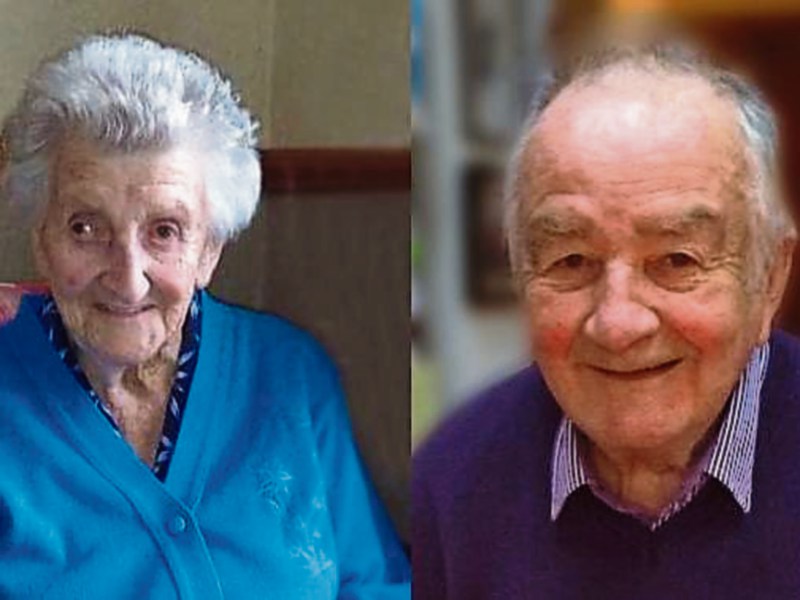 Mary McKie and Archie Brown both died at the weekend