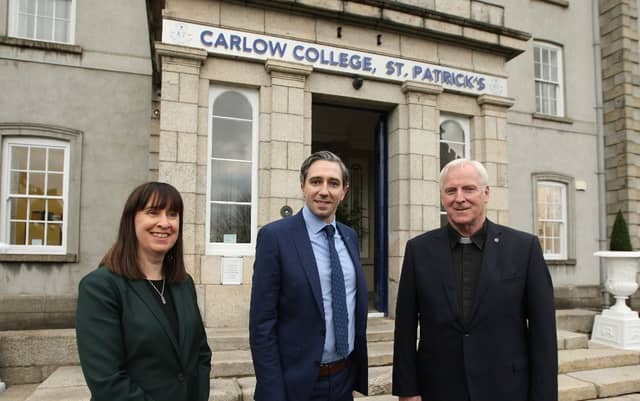 Carlow College welcomes Minister Harris in a 'key milestone' for the college (Image: Carlow College)