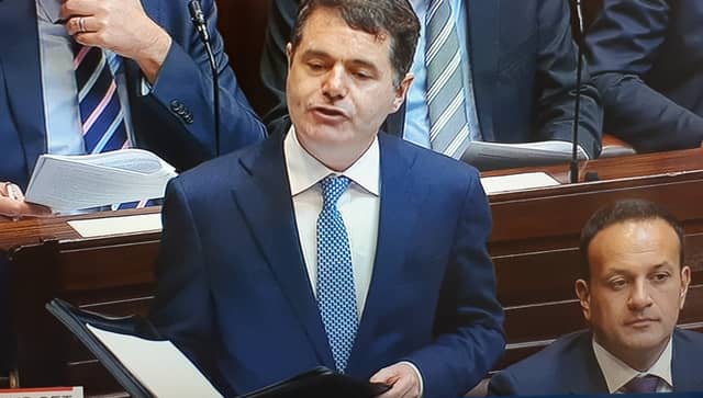 Minister for Finance Paschal Donohoe delivers Budget Speech 2019