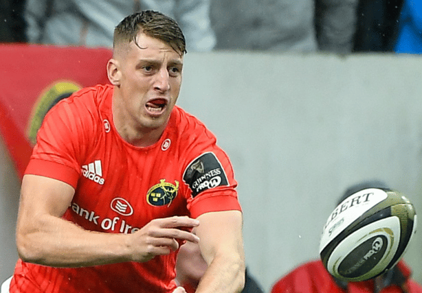 Liam Coombes starts in the centre for Munster Rugby against the Scarlets on Sunday
