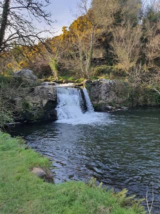 Scenic Poulanassy Waterfall in Mullinavat